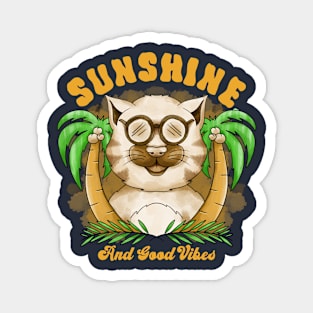 Sunshine And Good Vibes Magnet