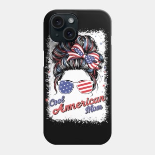 Cool american mom mother day 2024 Phone Case