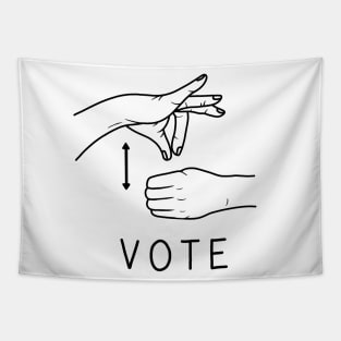 Vote ASL Tapestry