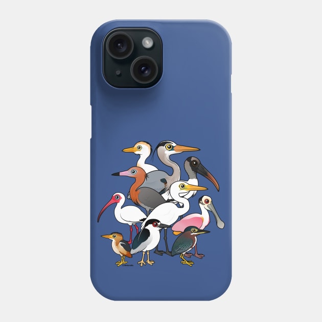 Birdorable Waders Phone Case by birdorable
