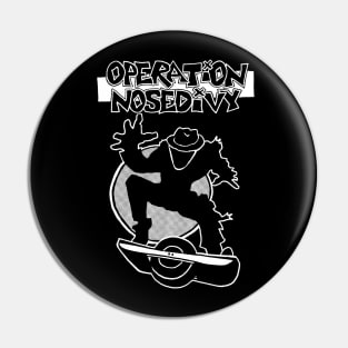 Operation Ivy Nosedivy onewheel man Pin