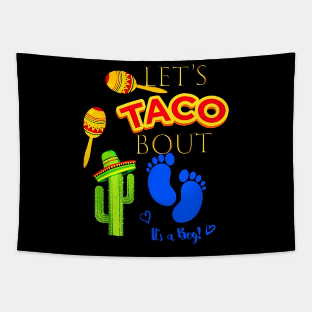 Lets Taco Bout - Mexican Fiesta Tapestry by CovidStore