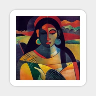 Gauguin's Humble Goddess Magnet