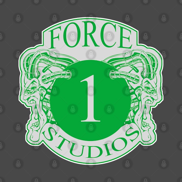 Force 1 Studios Kelly Green & Grey Line by Force 1 Studios LLC