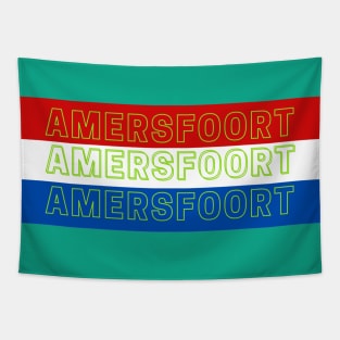 Amersfoort City in Netherlands Flag Color Stripes Tapestry