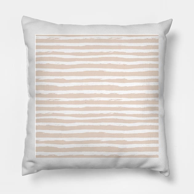 Striped Pillow by MarinaDemidova