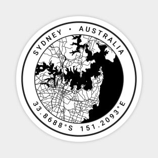 Sydney Map Magnet