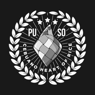 Puso Cebuano Heart Of Rice Funny Gift Cebu Philippines T-Shirt