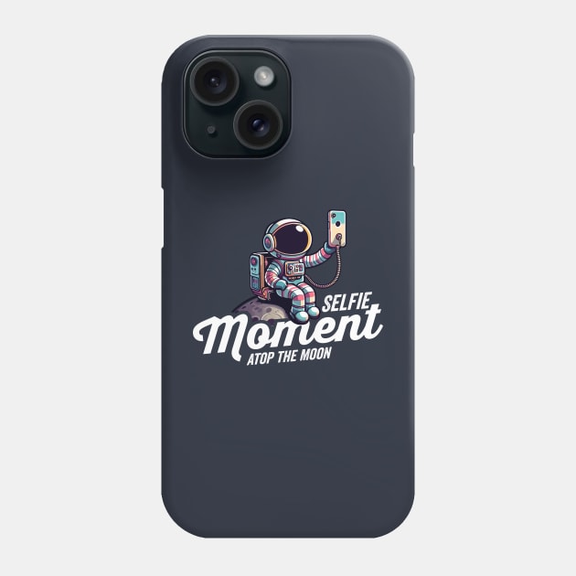 Selfie Moment - Atop the Moon Phone Case by Yonbdl