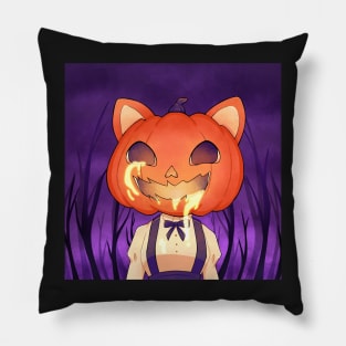 pumpkin cat Pillow
