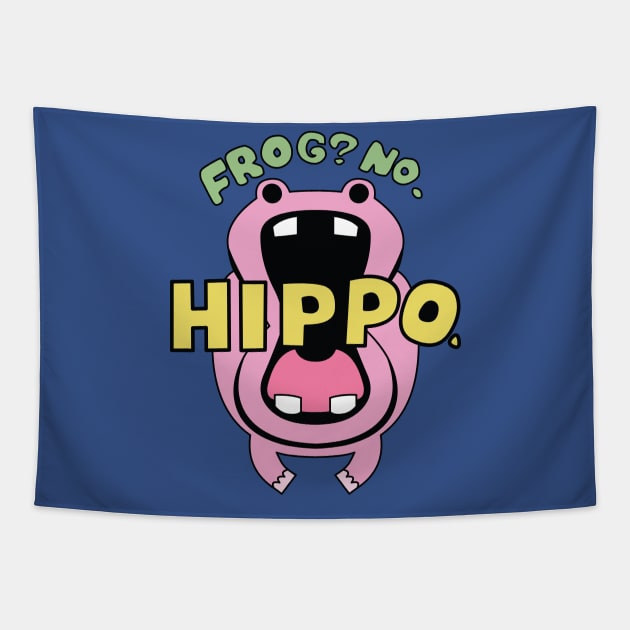 Fisher Tiger (One Piece) "Frog? No. Hippo." Tapestry by Kamishirts