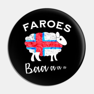 Faroes Flag Sheep Pin