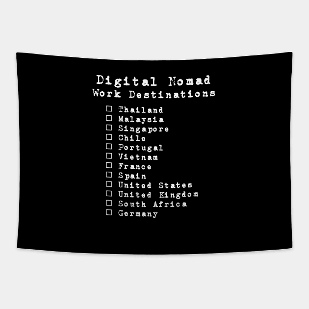 Digital Nomad Tapestry by islander