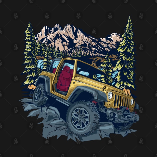 Jeep Rubicon Offroad In Mount by Bernards