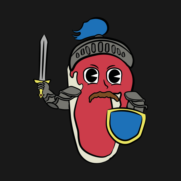 Sir Loin the sirloin steak knight by Captain-Jackson