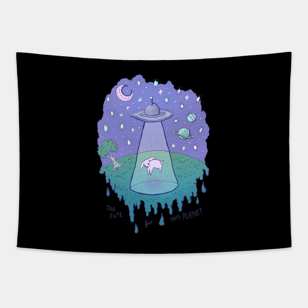 Too Cute For This Planet Tapestry by brettisagirl