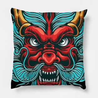 dragon illustration perfect for design Pillow