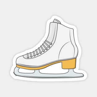 Ice Skating Shoes Magnet