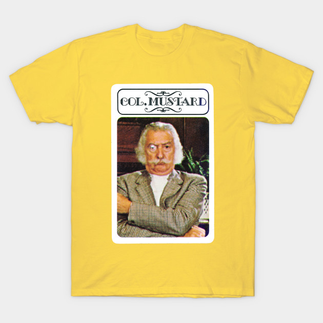 Col Mustard - Clue Murder Suspect Card T-Shirt