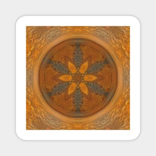 RUST... FLORAL FANTASY PATTERNS and ART Magnet