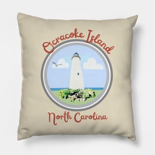 Ocracoke Island Lighthouse Pillow