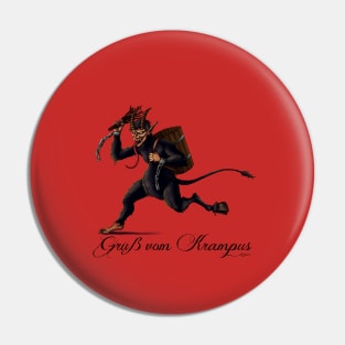 Grus Vom Krampus! Pin