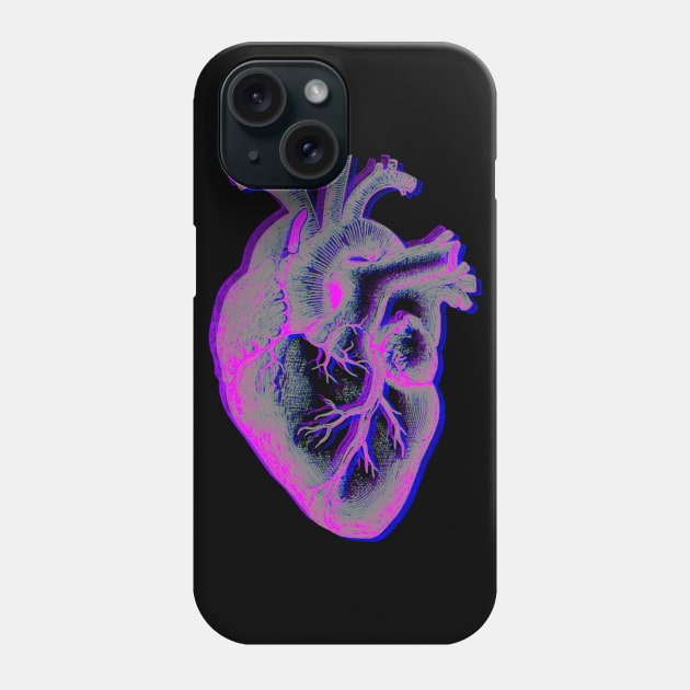 Neon Heart Phone Case by tsterling