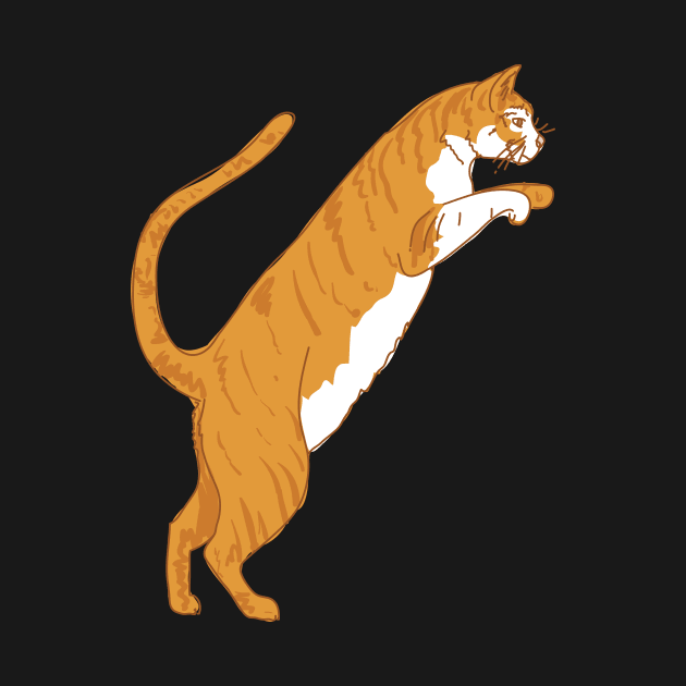 Orange Tabby Cat by SWON Design