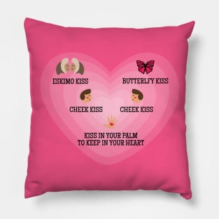 ALL THE KISSES Pillow