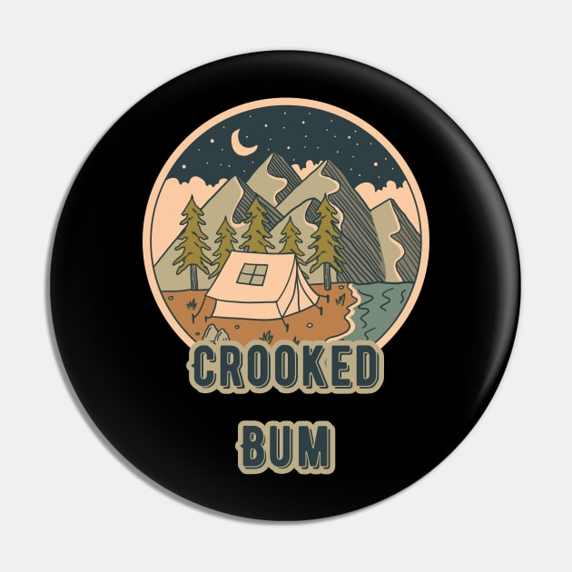 Crooked Bum Pin by Canada Cities