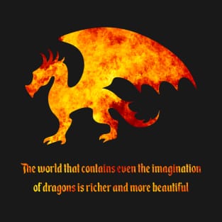 A World With Dragons is Richer T-Shirt