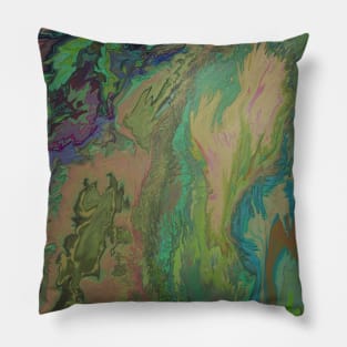 Upwards trip ( Abstract Painting nr.1 ) Pillow