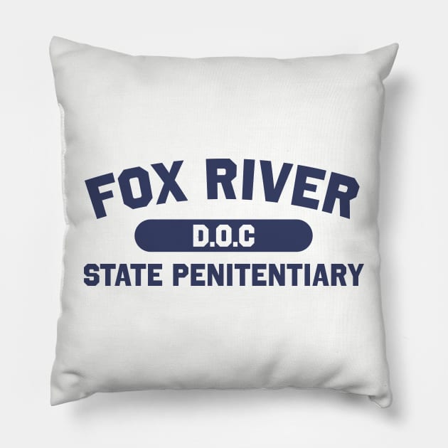 Fox River State Penitentiary Pillow by WalkDesigns