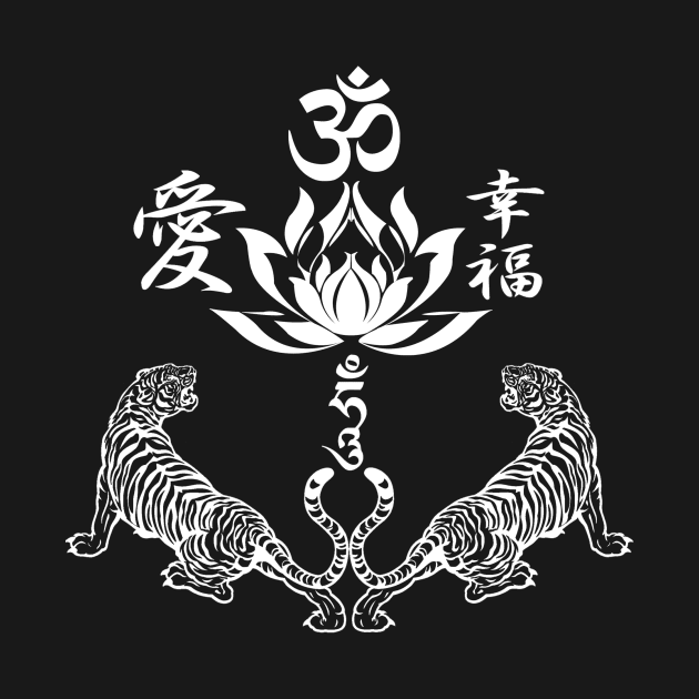 Sak Yant Tiger Lotus Aum by NEFT PROJECT