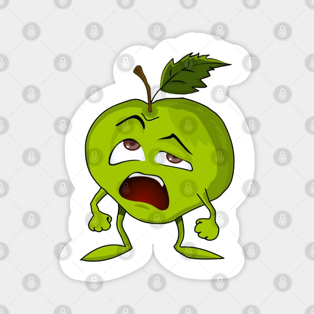 I am in a Sour Mood - Funny Cartoons Magnet by Wilcox PhotoArt