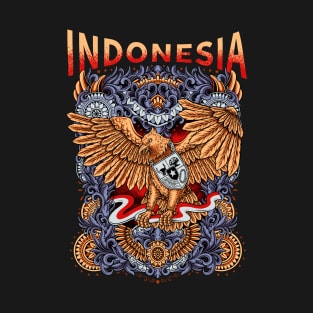 GARUDA INDONESIA SYMBOL EMBLEM DESIGN T-Shirt