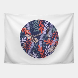 Summer leaves pattern Tapestry