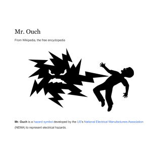 Mr. Ouch Wikipedia Shirt T-Shirt