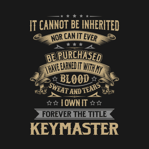 Forever the Title Keymaster by Shoes