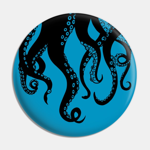 Cthulhu's Tentacles Pin by Milmino