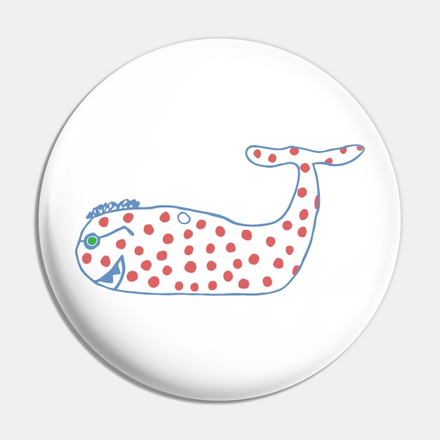 Wendell The Wonderful Whale Pin by G-Worthy