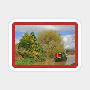 Narrow Boat, Cropredy, April 2024 Magnet