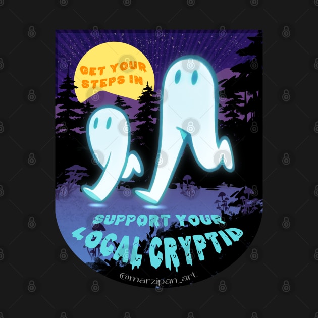 Fresno Night Crawler - Support Your Local Cryptid T-Shirt by Marzipan Art