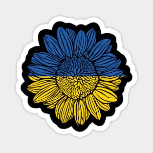 Love Ukraine sunflower I Love Ukraine Ukrainian Flag Heart Magnet