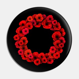 World War 1 Centennial Poppy Wreath Pin