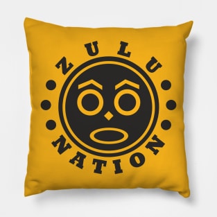 zulu nation records Pillow