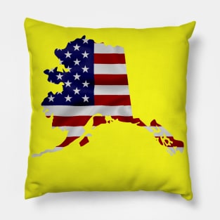 Proud To Be An Alaska American Pillow