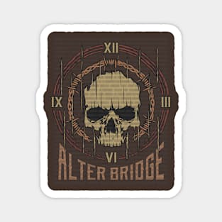 Alter Bridge Vintage Skull Magnet