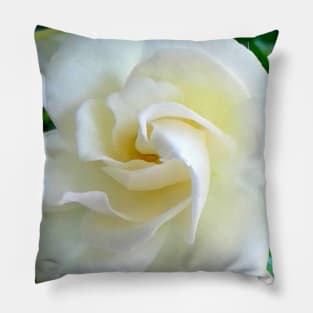 White Flower Pillow