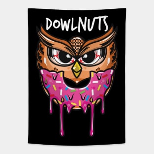 Donuts Owl Tapestry